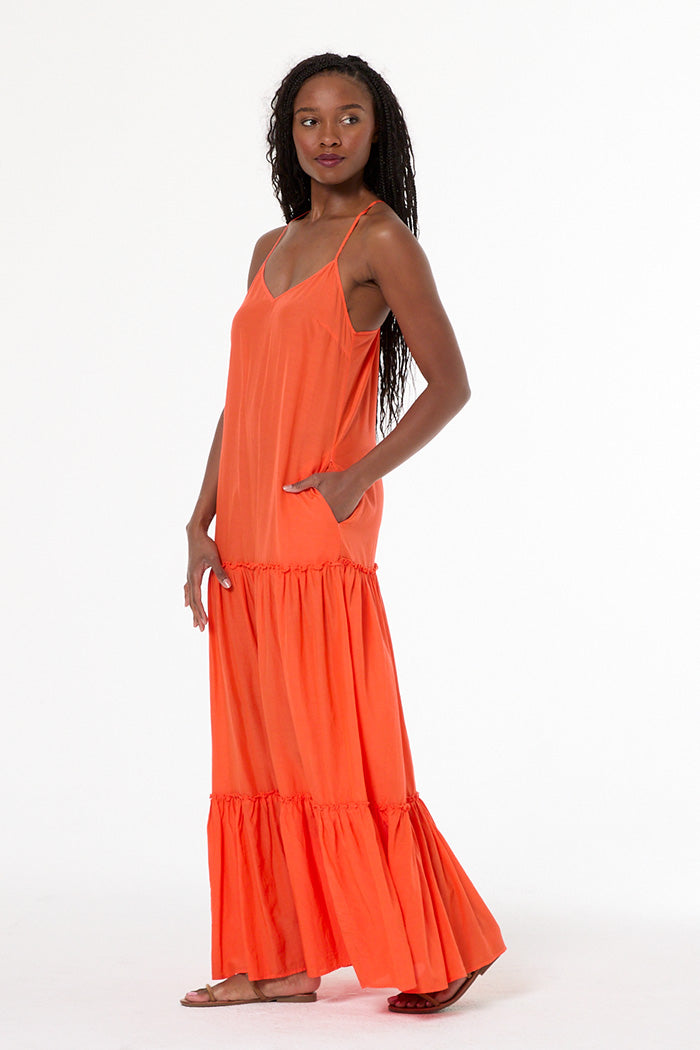 Alani Voile Dress // Lava