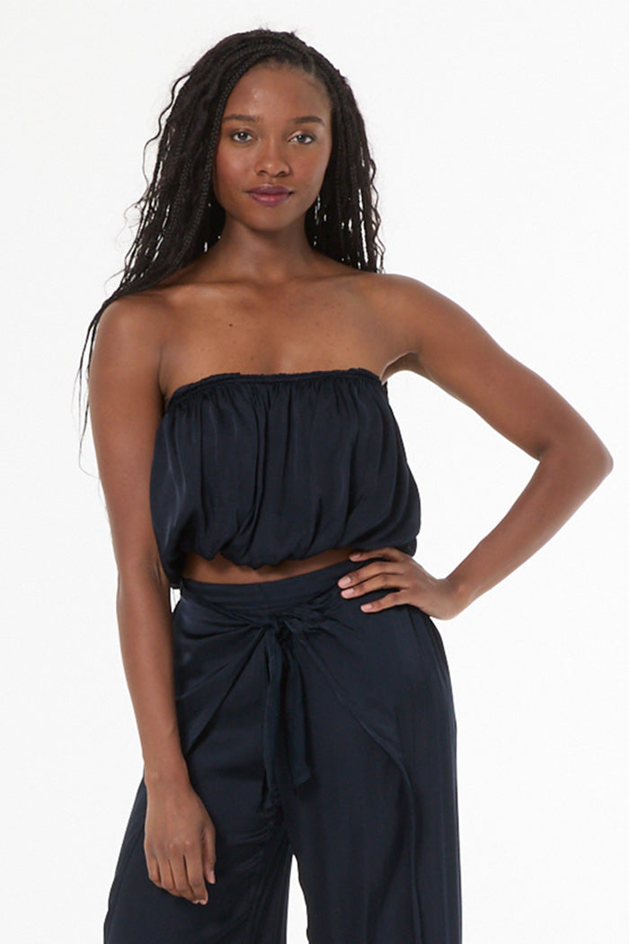 strapless tube top dress Women's Bubble in Night Sky by YFB Size:38.5 The Gown Shop | Elastic Tube Top E-Meeting