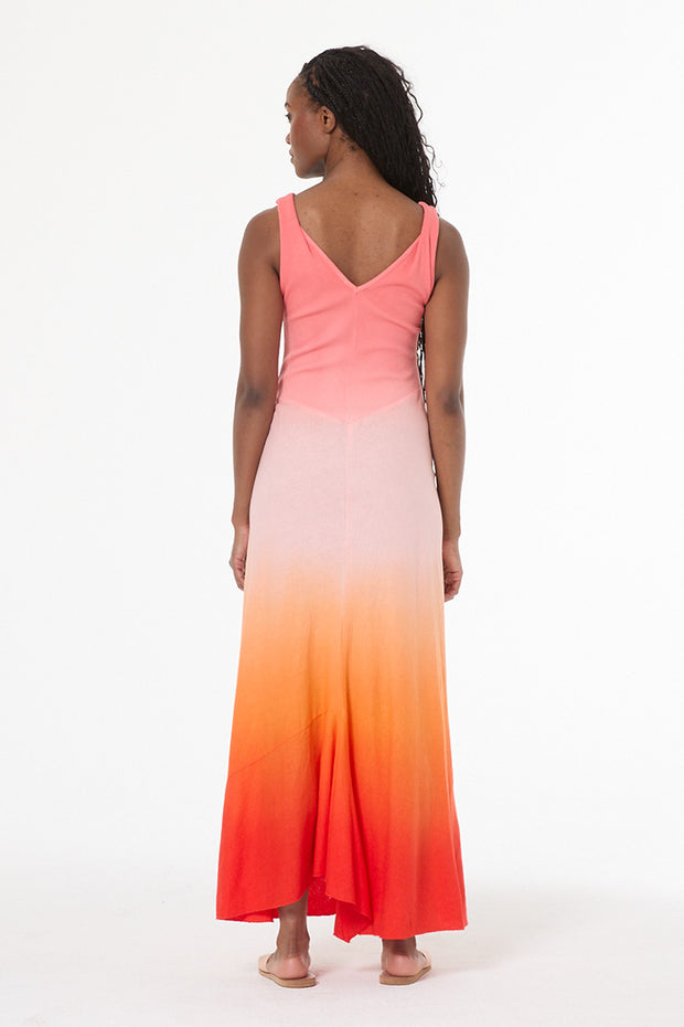 Amina Maxi Dress // Solar Orange Ombre