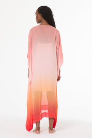 Domina Kaftan // Solar Orange Ombre