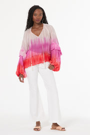Aster Top // Electric Fuchsia Brushed Ombre