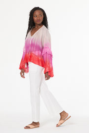 Aster Top // Electric Fuchsia Brushed Ombre