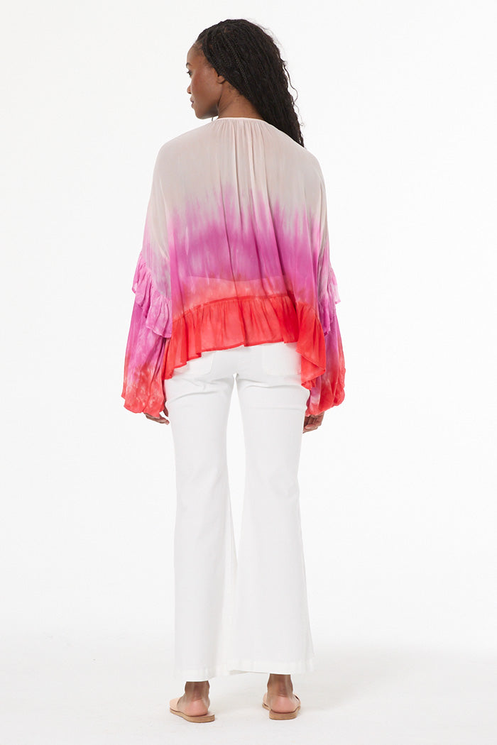 Aster Top // Electric Fuchsia Brushed Ombre