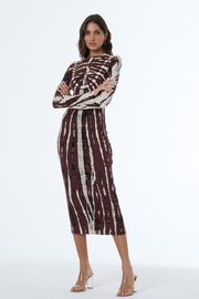 Dax Midi Dress // Sepia Nexus Wash