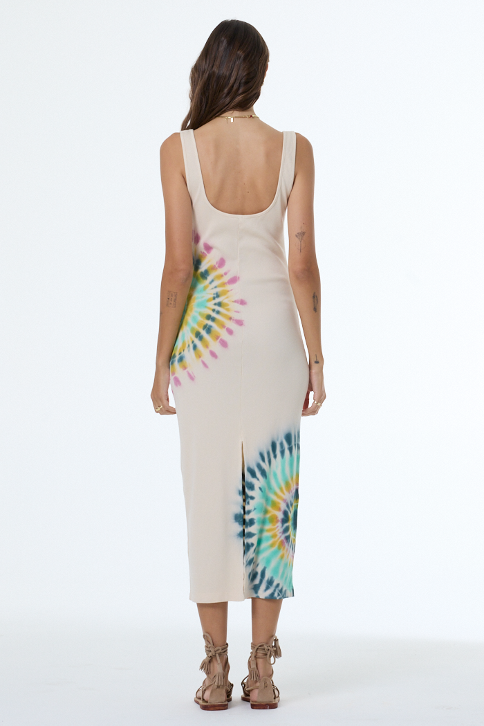 Demios Dress // Teal Whirly Pop Wash