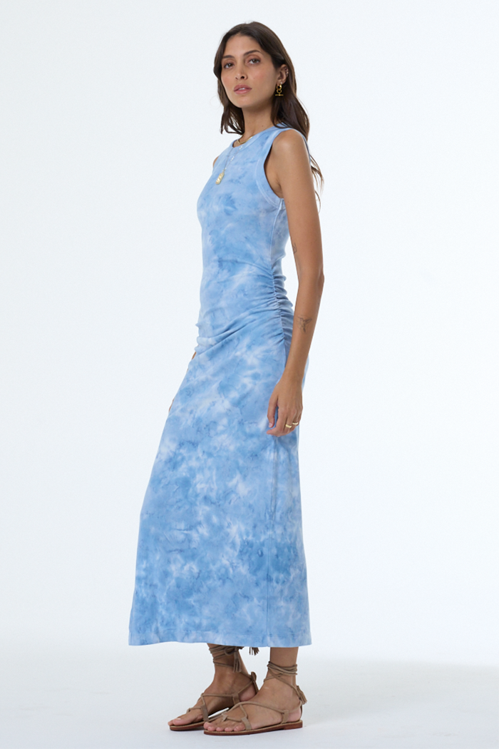 Tamara Dress // Blue Aura Cloud Wash