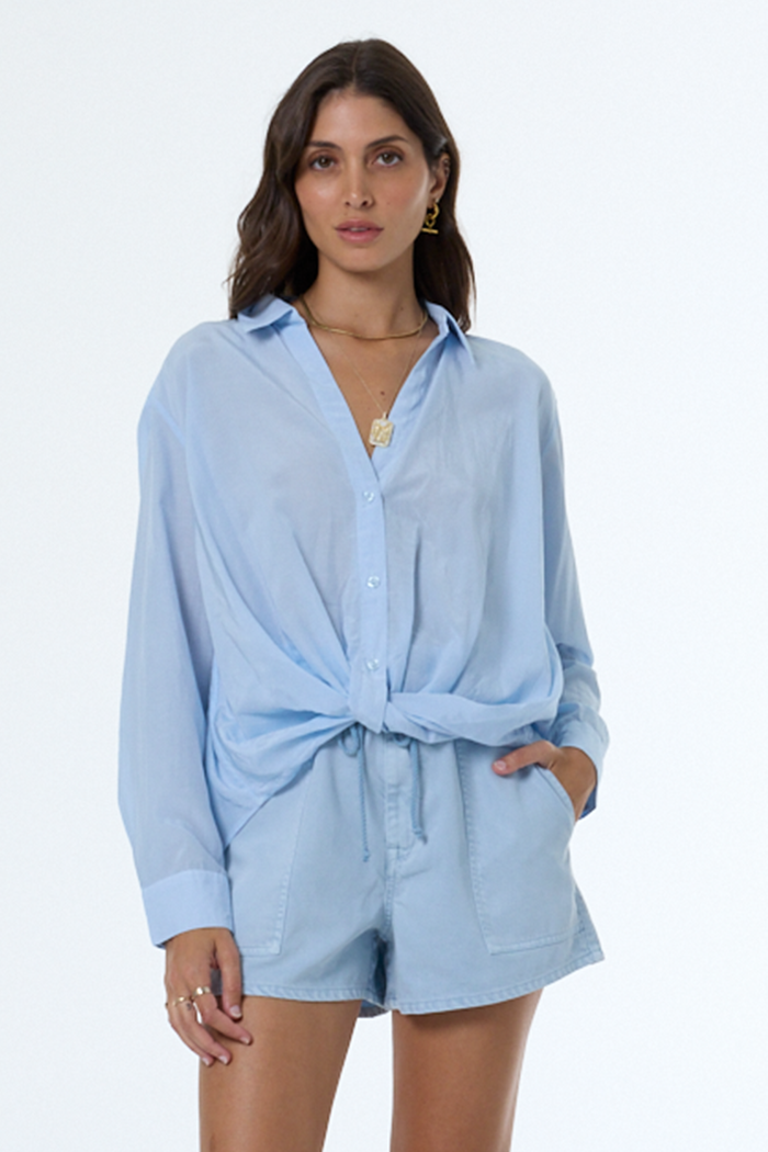 Traveler Top // Blue Aura