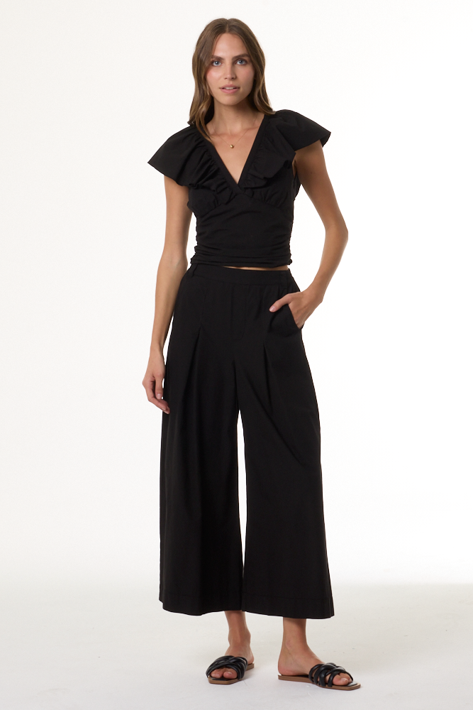 black cropped dress pants Women's Cotton Crop - Augie modern feel SIZE:XS cup D hold-off Halter Neck A-Line Gown