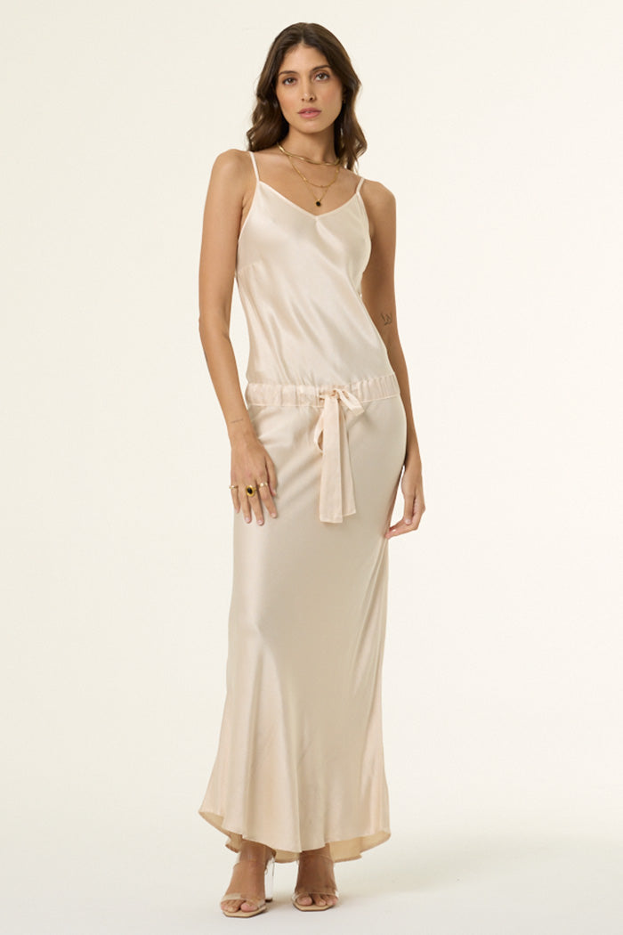 Kalani Slip Dress // Oyster