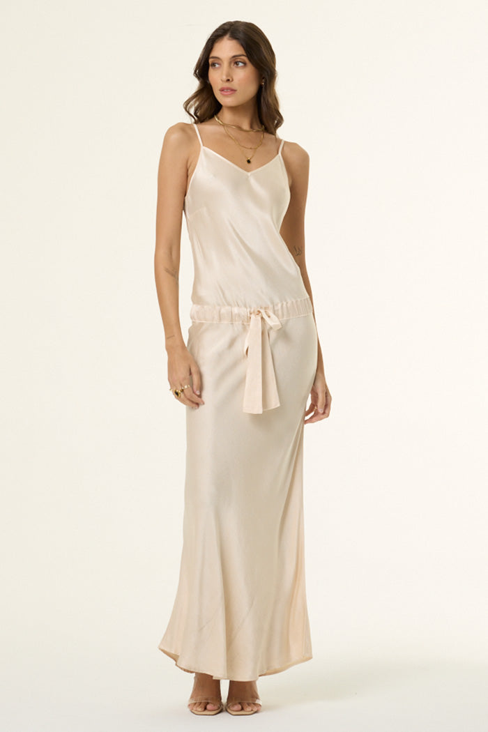 Kalani Slip Dress // Oyster