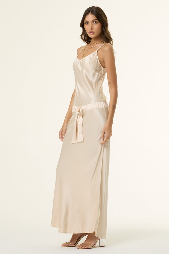 Kalani Slip Dress // Oyster