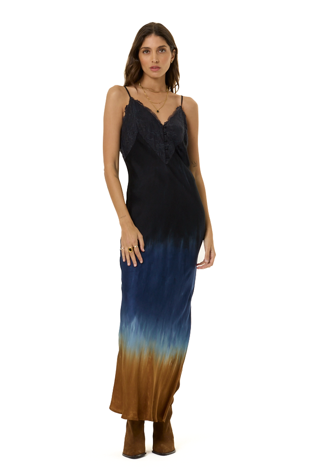 Women's Lacci Slip Dress in Wholegrain Brushed Ombre by YFB