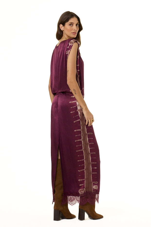 Dentelle Dress - Cherry Lacquer Tree Wash | YFB – Young Fabulous