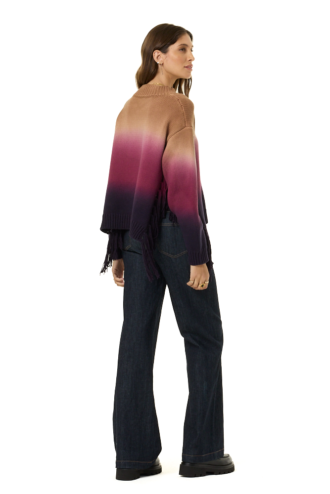 Houston Mock Neck Sweater // Wholegrain Ombre