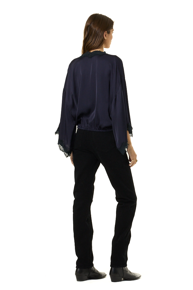 Tia Lace Top // Midnight