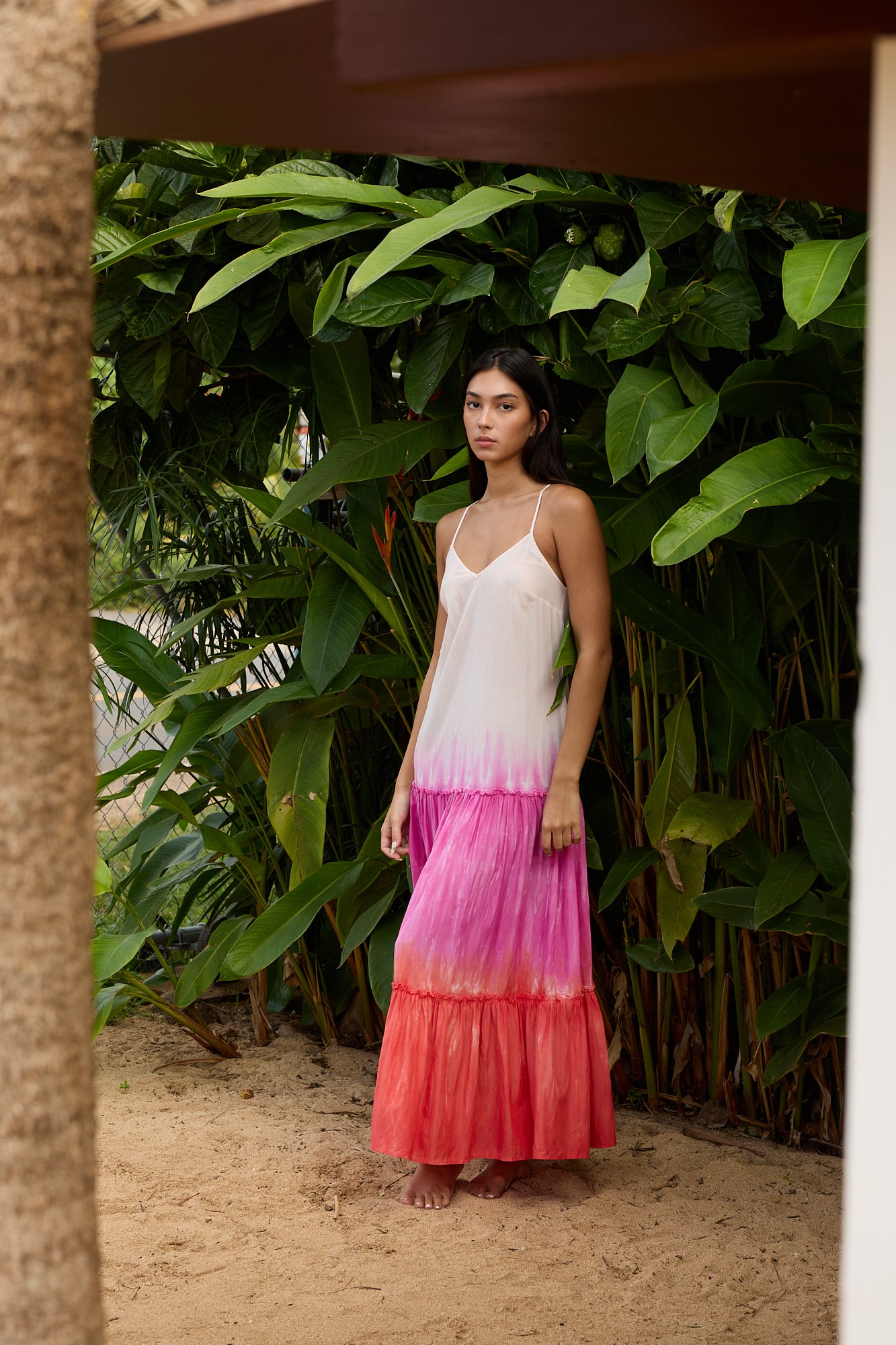 Alani Voile Dress // Electric Brushed Ombre