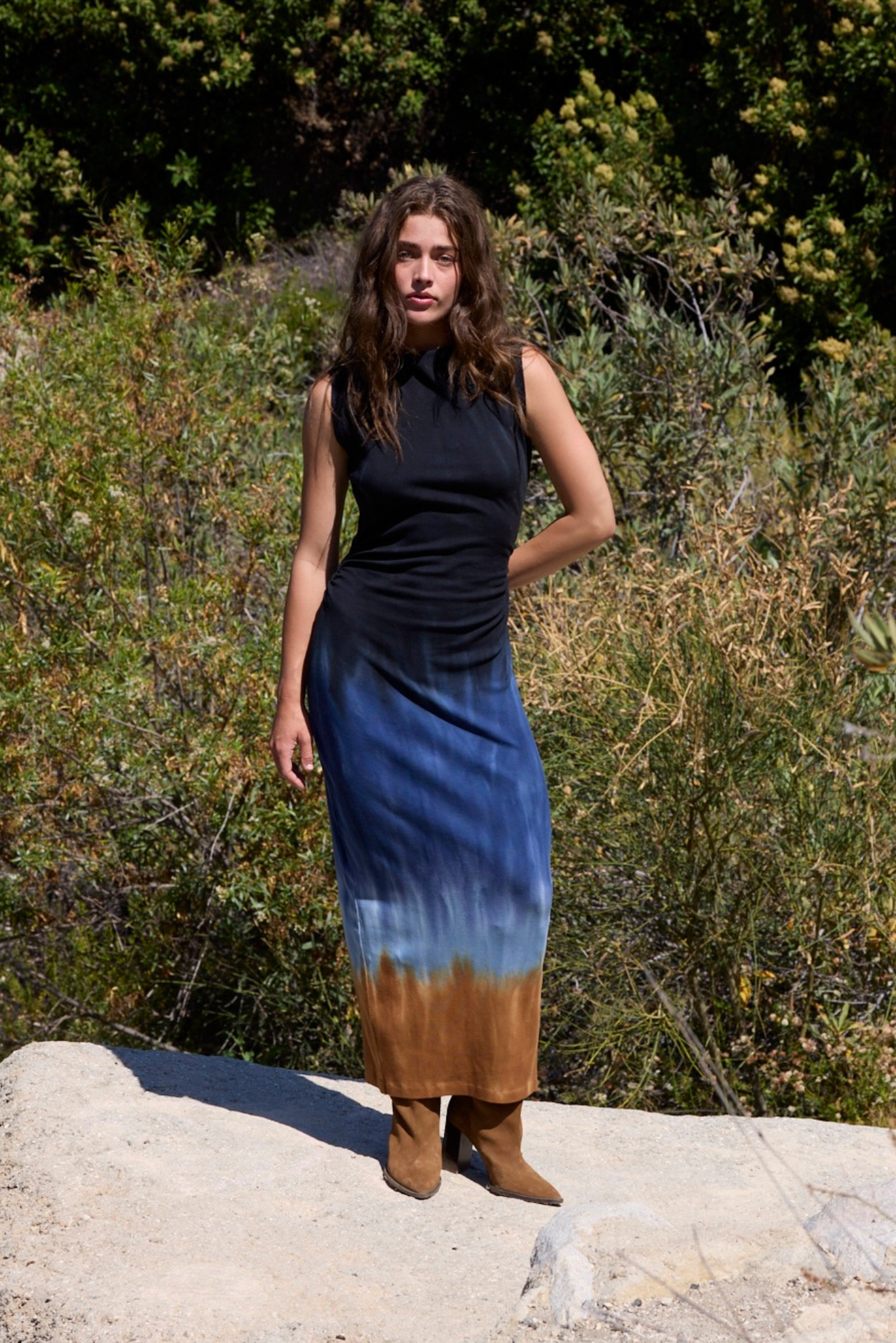 Jodie Maxi Dress // Wholegrain Brushed Ombre