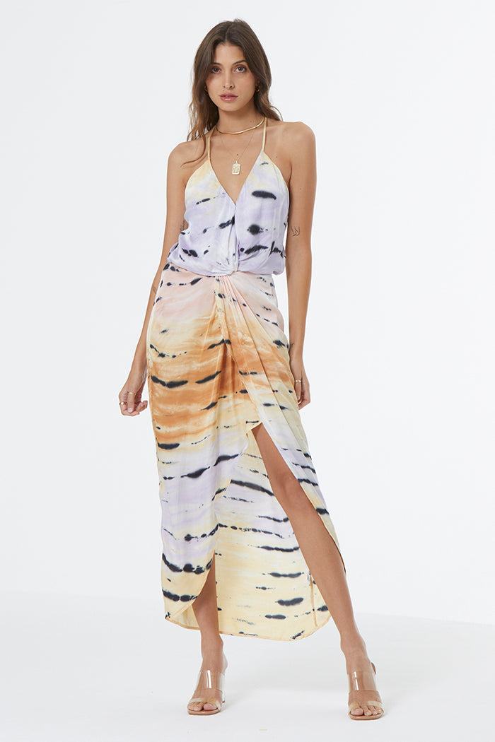 Siren Slip Dress // Dusty Iris Calico Wash