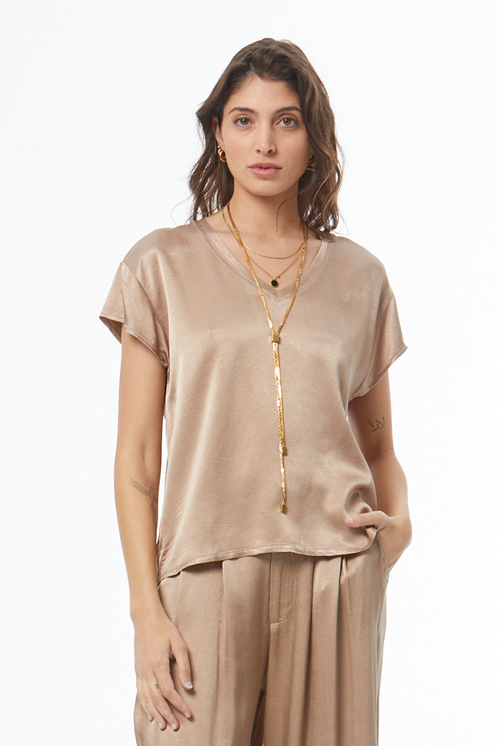 Spenz Boxy Tee // Shiitake