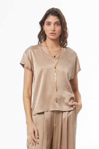 Spenz Boxy Tee // Shiitake