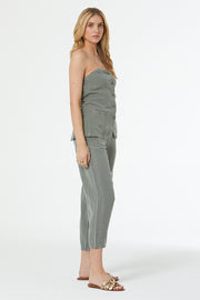 Benji Strapless Waist Coat // Tinted Sage Pigment