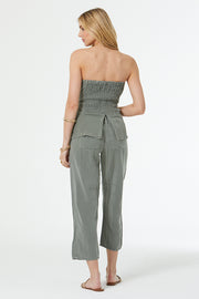 Barret Linen Barrel Pant // Tinted Sage Pigment