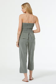 Benji Strapless Waist Coat // Tinted Sage Pigment