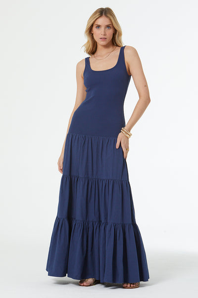 Gabbie Maxi Dress // Aviator Blue