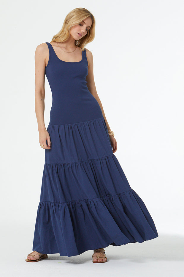Gabbie Maxi Dress // Aviator Blue