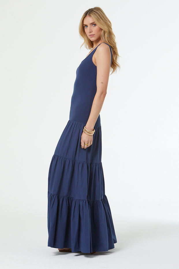 Gabbie Maxi Dress // Aviator Blue