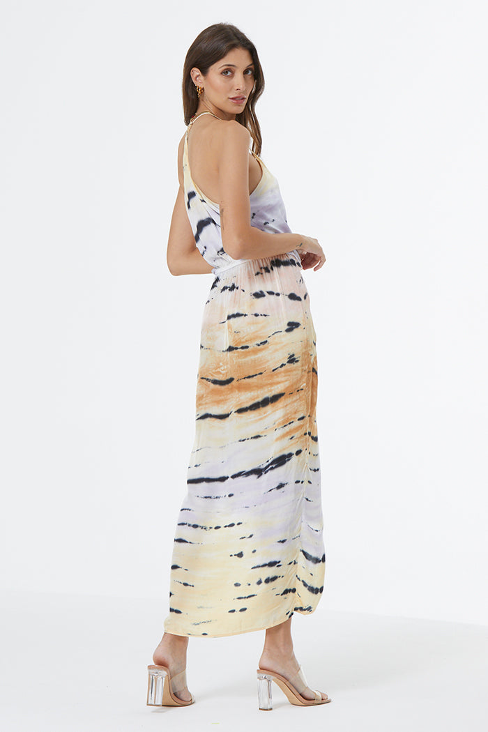 Siren Slip Dress // Dusty Iris Calico Wash