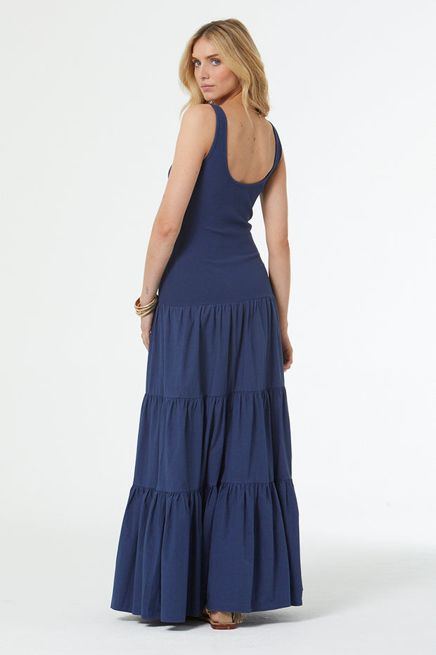 Gabbie Maxi Dress // Aviator Blue