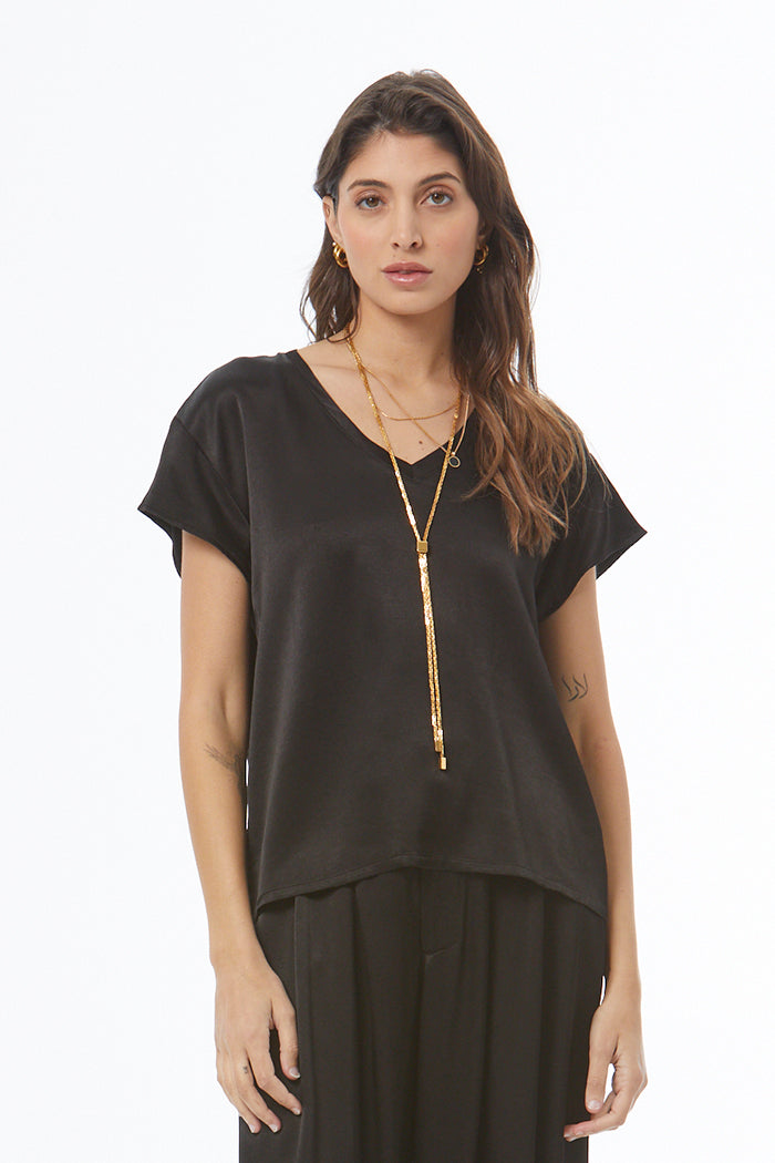 Spenz Boxy Tee // Black
