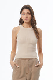 Illy Sweater Tank // Oat Milk Mineral Wash