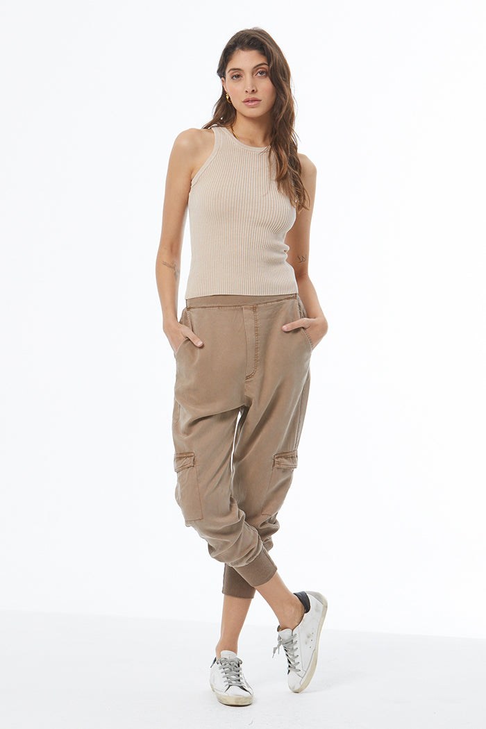 Illy Sweater Tank // Oat Milk Mineral Wash