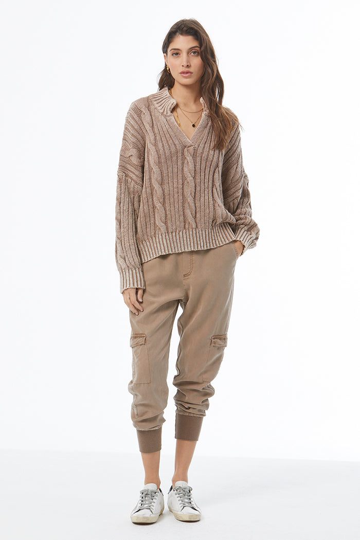 Auckland Sweater // Shiitake Mineral Wash