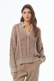 Auckland Sweater // Shiitake Mineral Wash