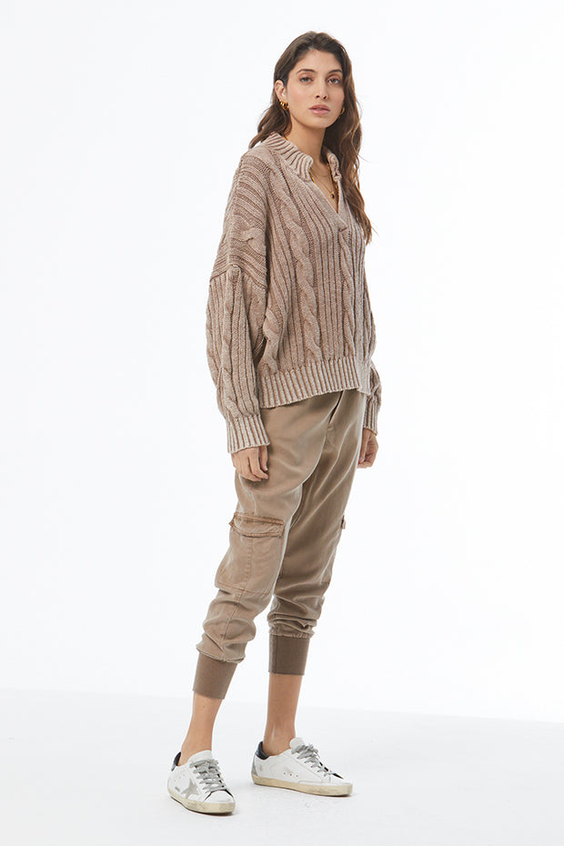 Auckland Sweater // Shiitake Mineral Wash