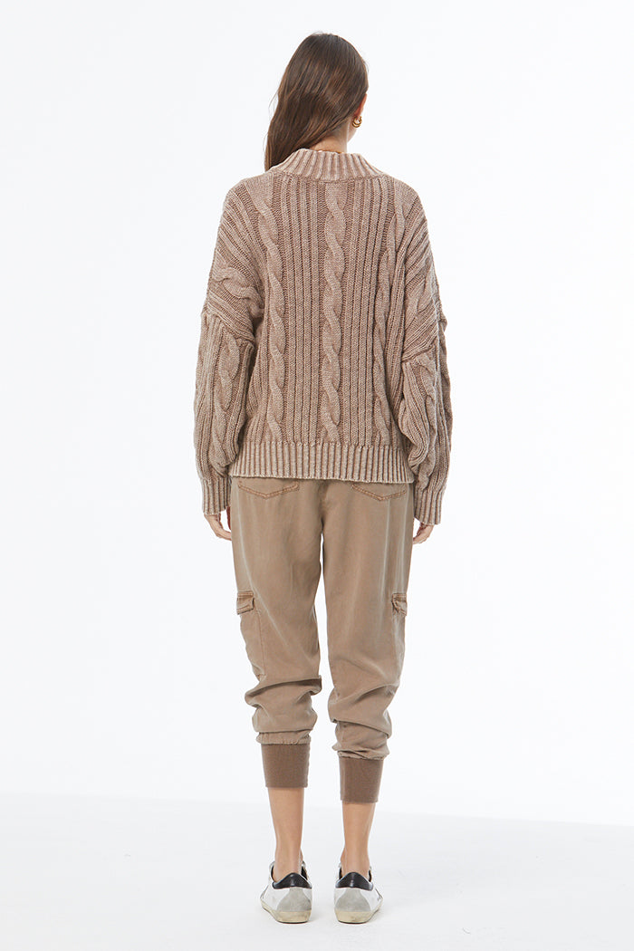 Auckland Sweater // Shiitake Mineral Wash