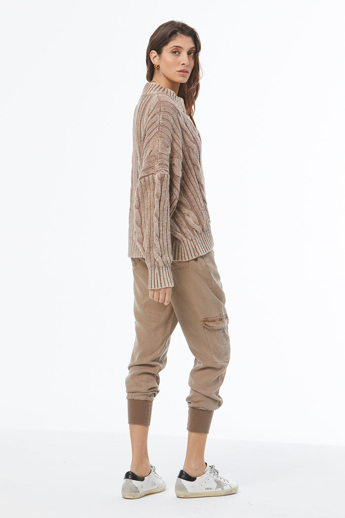 Auckland Sweater // Shiitake Mineral Wash