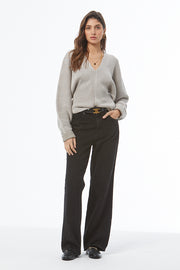 Stephen V-Neck Sweater // Harbor Grey Mineral Wash