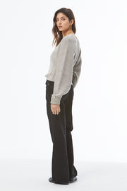Stephen V-Neck Sweater // Harbor Grey Mineral Wash