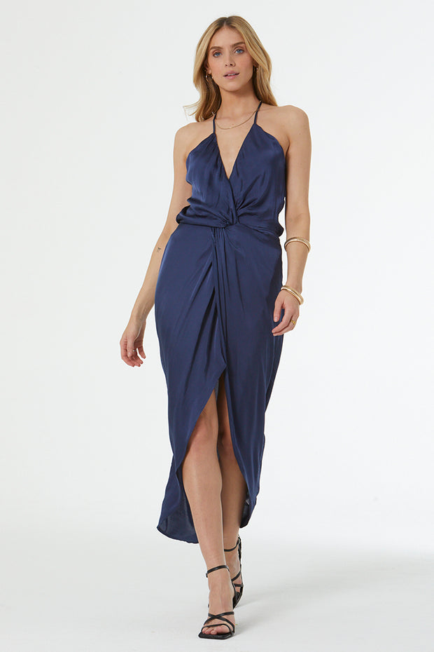 Siren Satin Slip Dress // Aviator Blue Young Fabulous & Broke Siren Satin Slip Dress // Aviator Blue Young Fabulous & Broke