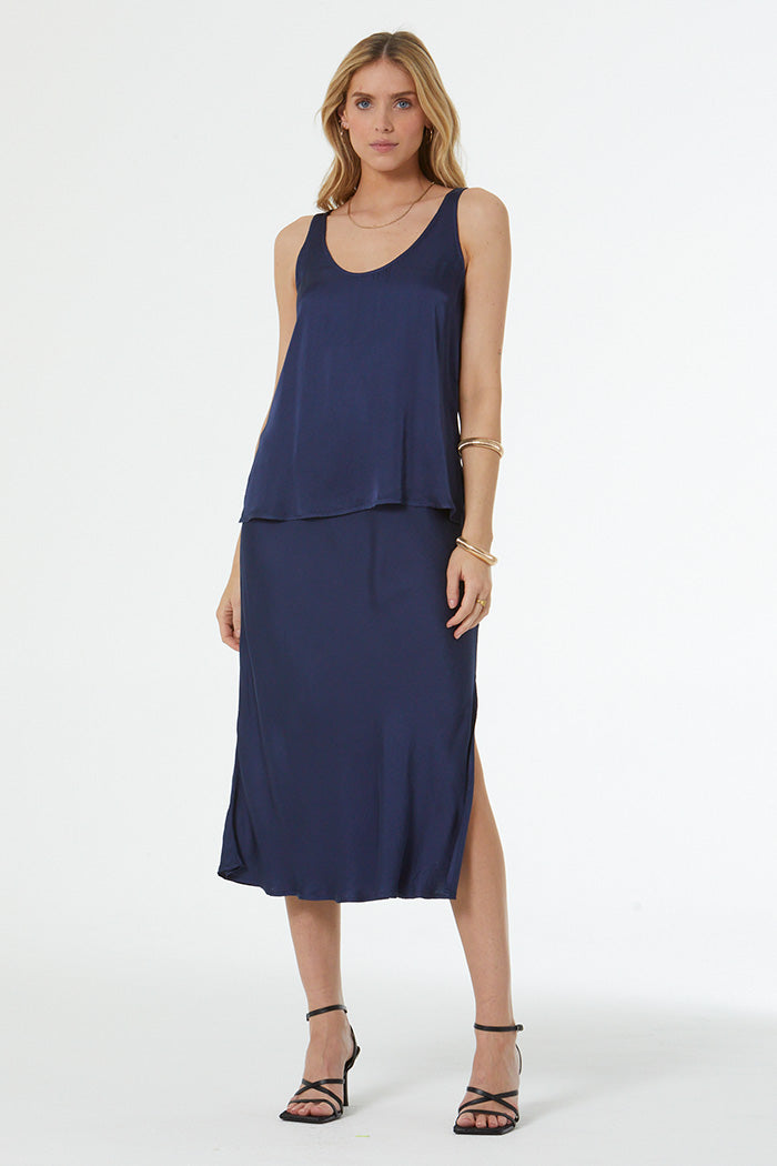 Felicity Skirt // Aviator Blue  Young Fabulous & Broke