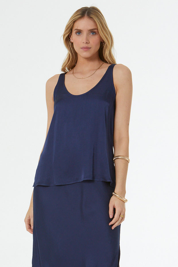 Nari Tank // Aviator Blue