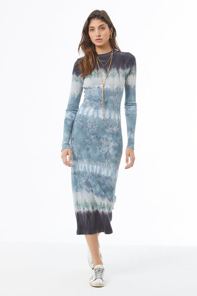 Dax Midi Dress // Blue Tide Terra Wash