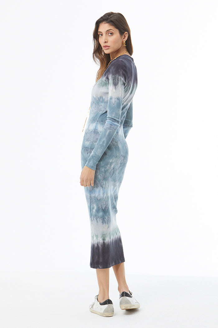 Dax Midi Dress // Blue Tide Terra Wash
