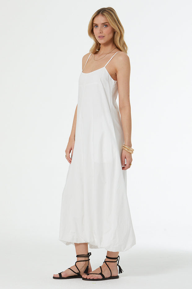 Melv Midi Bubble Dress // Bone