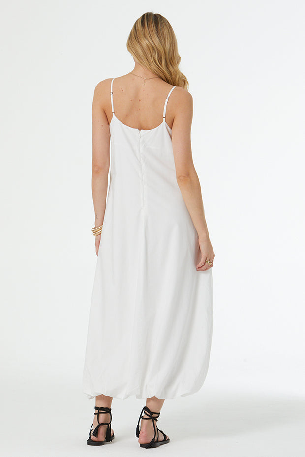 Melv Midi Bubble Dress // Bone