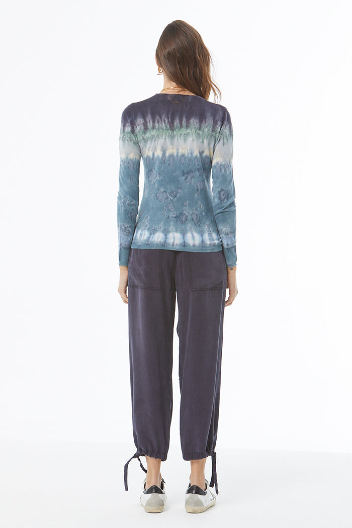 Crew Knitted Tee // Blue Tide Terra Wash